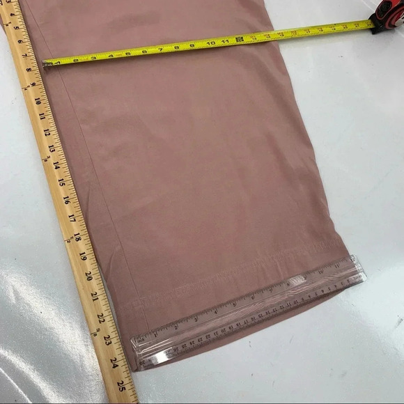 J Jill Wide Leg Crop Pants 26W Dusty Pink Pockets Tencel Bamboo Cotton Light New - Picture 11 of 11